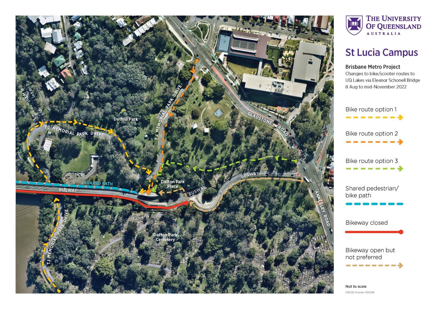 Accessing Eleanor Schonell bridge from Dutton Park Map (PDF, 2.7MB)